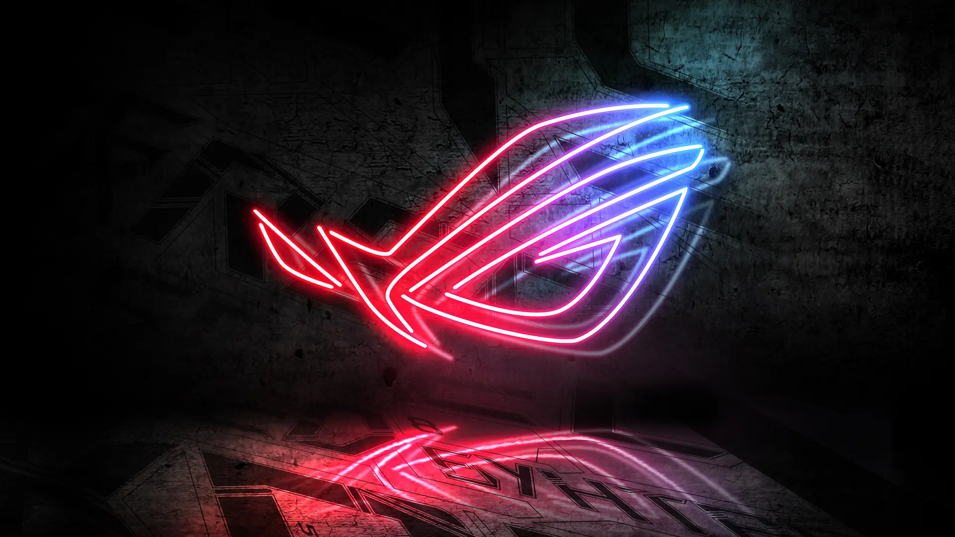 Asus Rog Neon Logo 4k